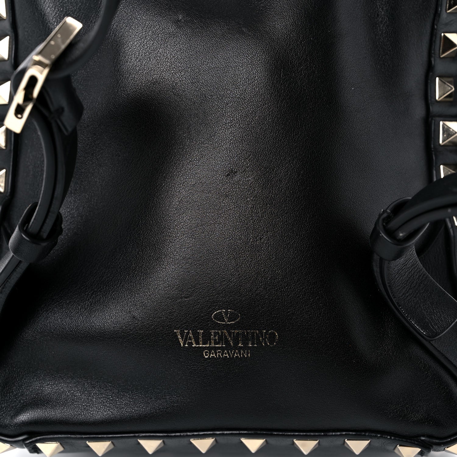 Valentino Garavani Calfskin Mini Rockstud Backpack Black 10 of 12