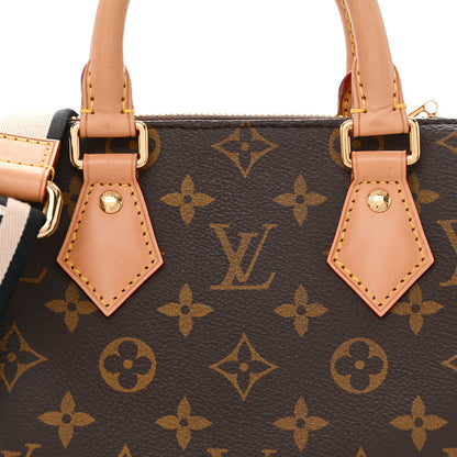 Louis Vuitton Monogram Speedy Bandouliere 20 Black 7 of 9