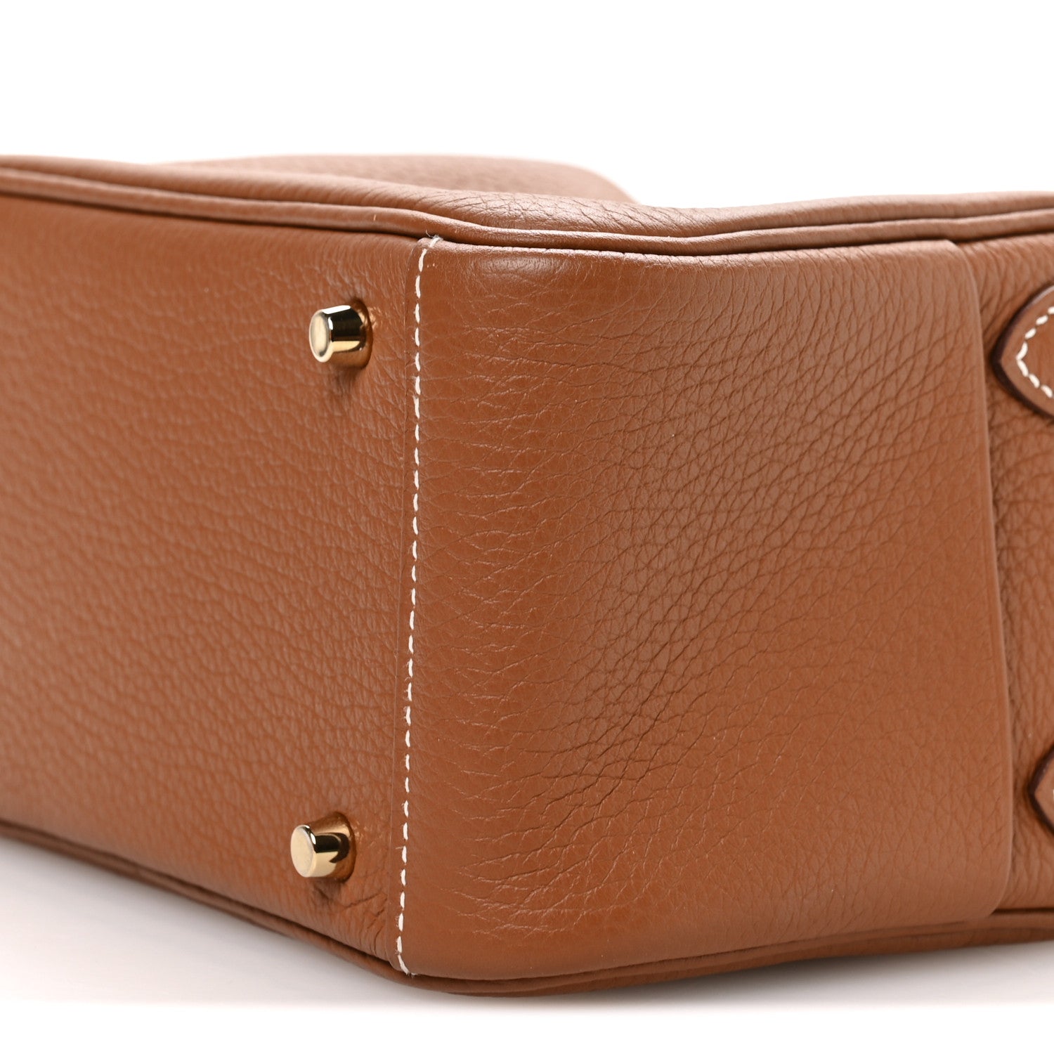 Hermes Taurillon Clemence Mini Lindy 20 Gold 10 of 11