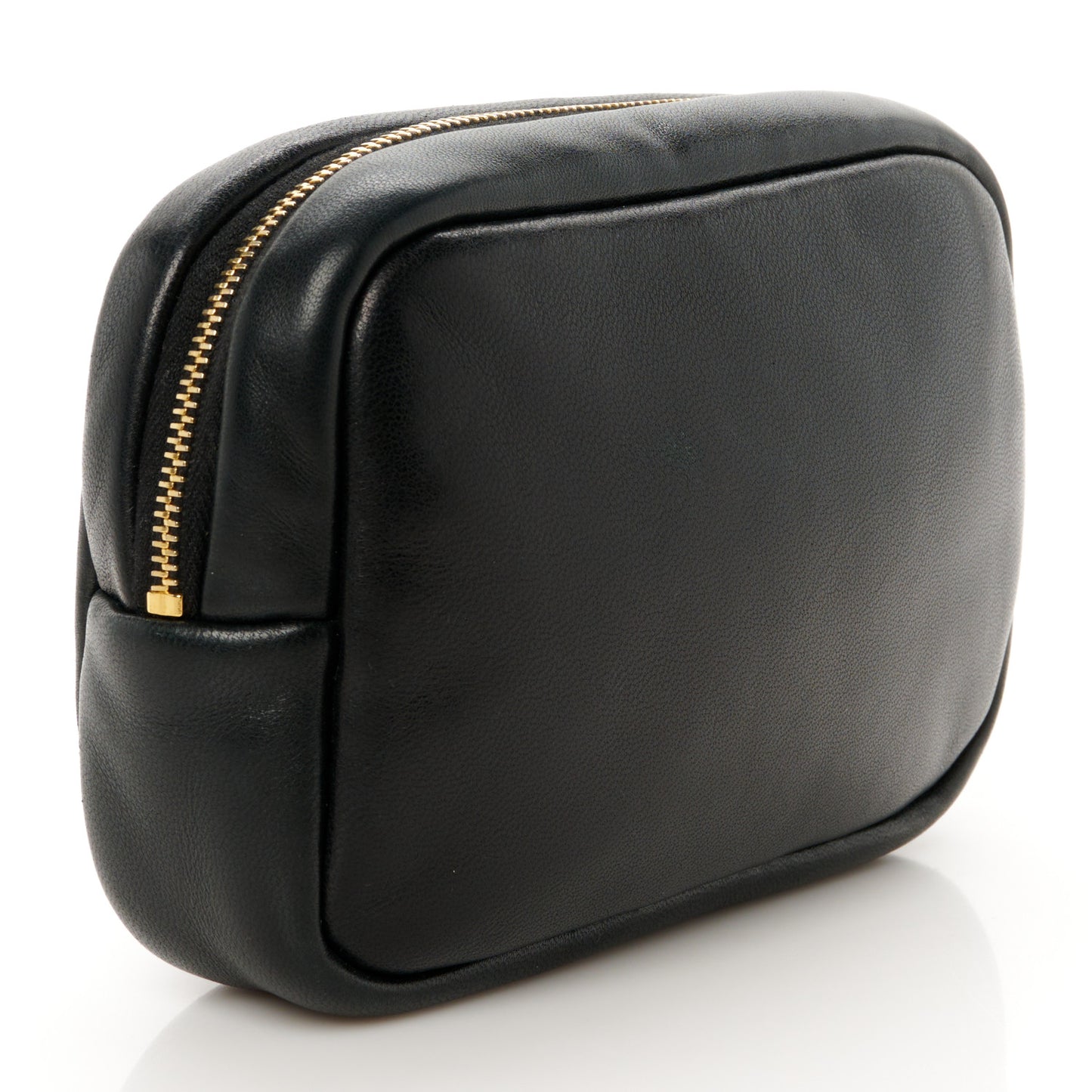 Lambskin Calypso Cosmetic Case Black