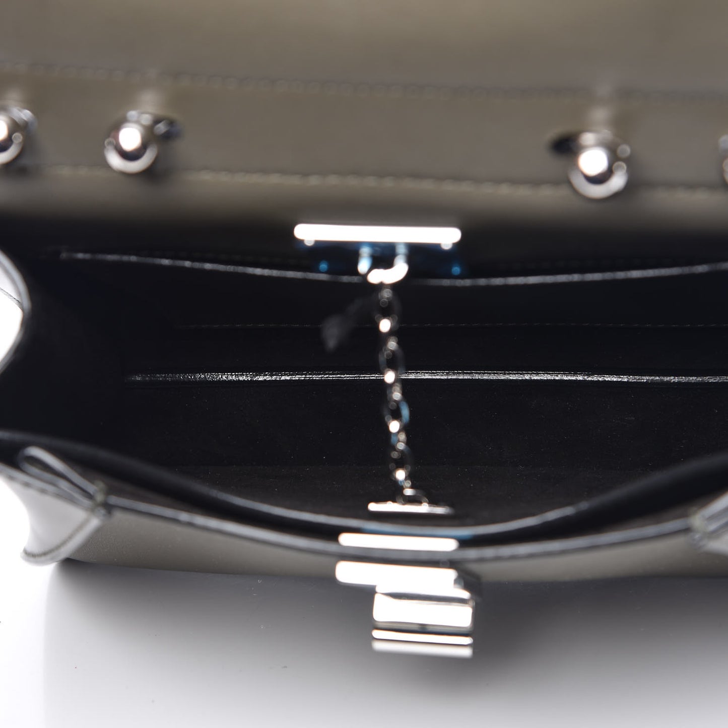 Calfskin Small Hava Top Handle Bag Cypress