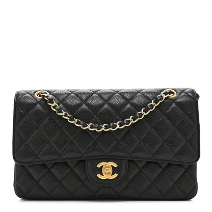 Chanel Caviar Quilted Medium Double Flap Black 1 of 10
