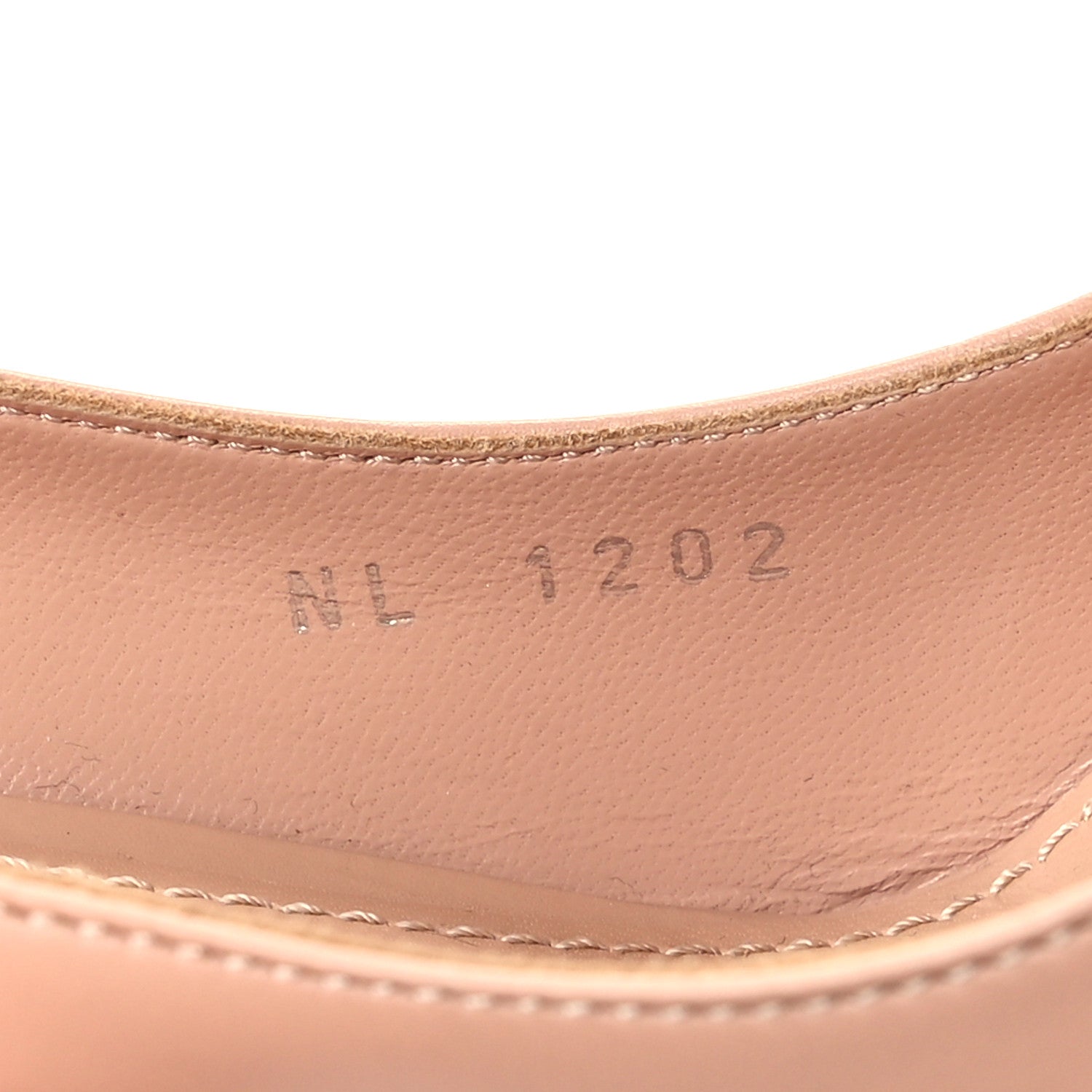 Louis Vuitton Calfskin Signature Pumps 37.5 Nude Pink 9 of 10