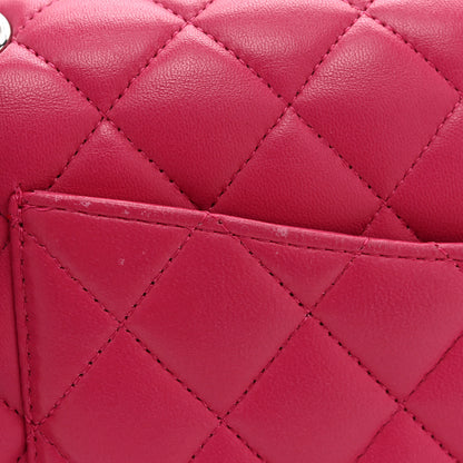 Chanel Lambskin Quilted Medium Double Flap Pink 11 of 11