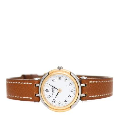 Hermes Stainless Steel Epsom 24mm Clipper Quartz Watch Gold 2 of 4