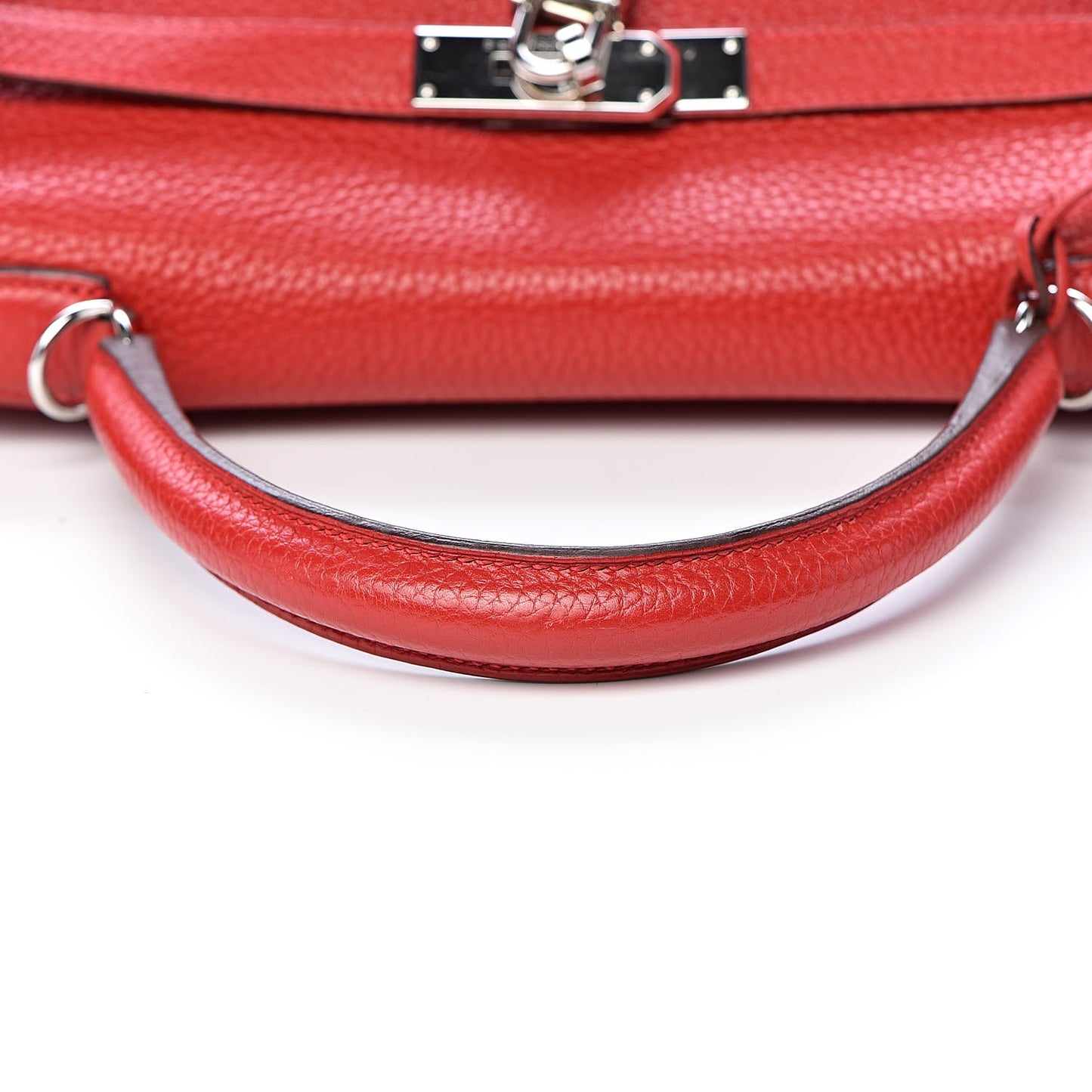 Taurillon Clemence Retourne Kelly 35 Rouge Garance
