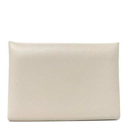 Hermes Evercolor Calvi Duo Card Case Beton 1 of 8