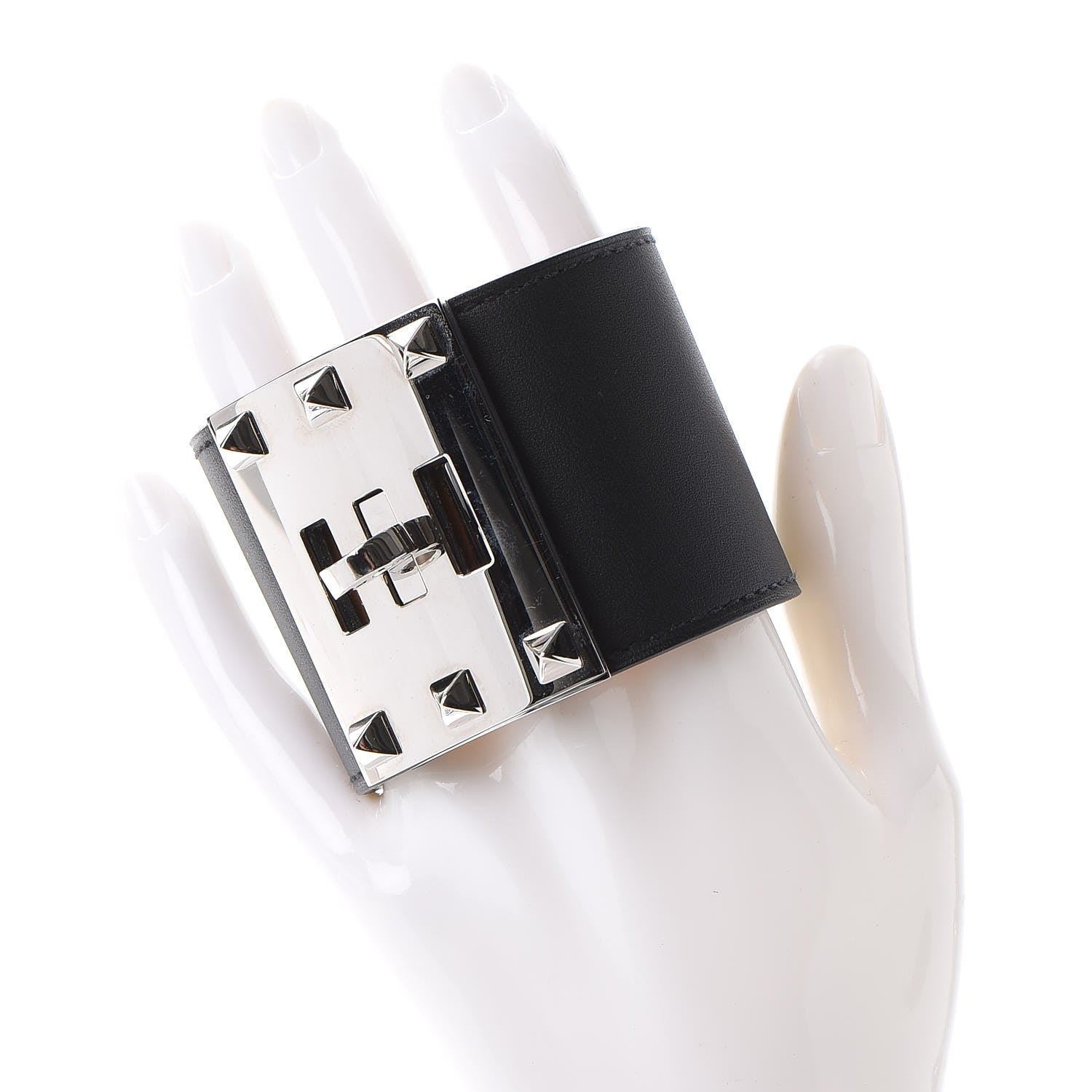 Hermes Chamonix Extreme Kelly Bracelet S Black 2 of 8