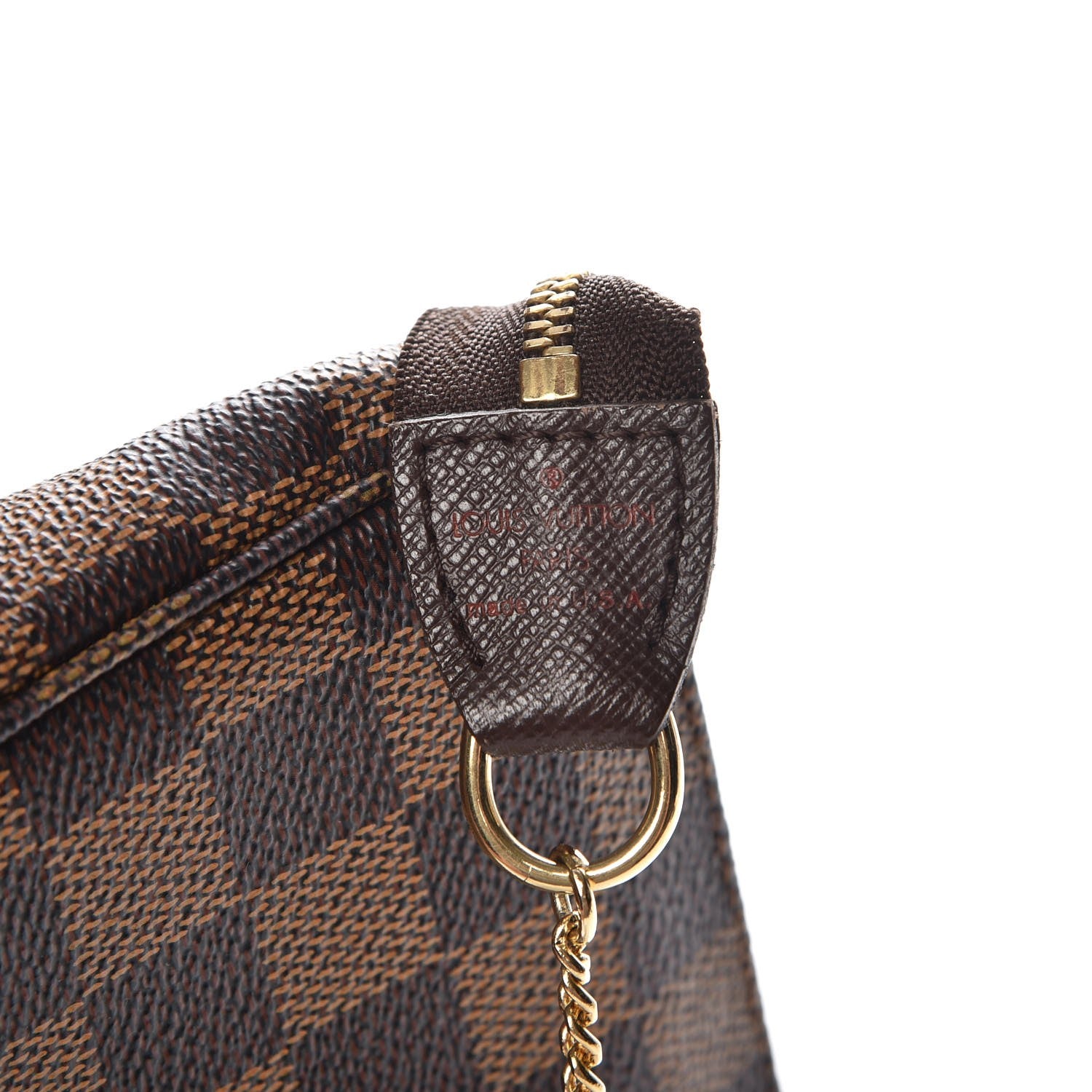 Louis Vuitton Damier Ebene Mini Pochette Accessories 6 of 7