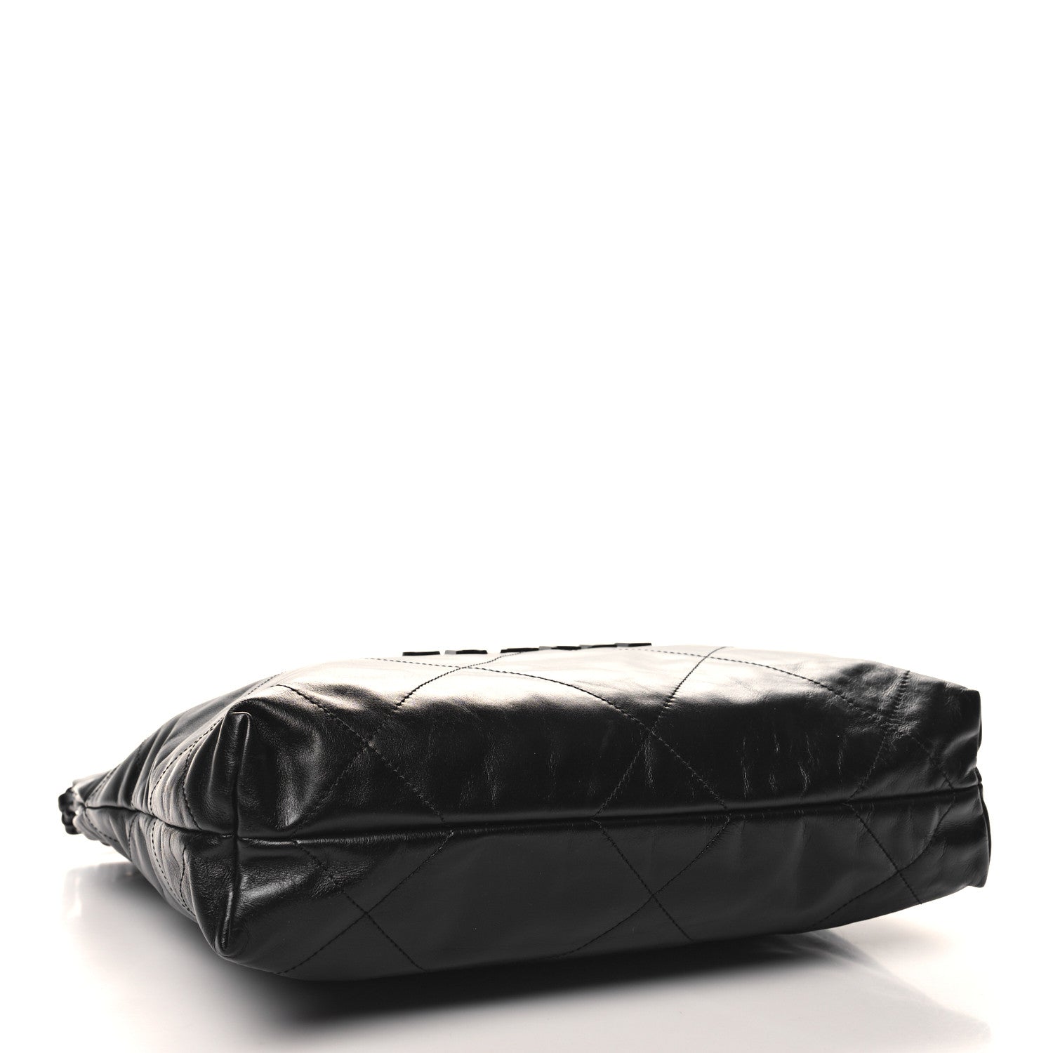 Chanel Shiny Calfskin Quilted Small Chanel 22 So Black 5 of 11