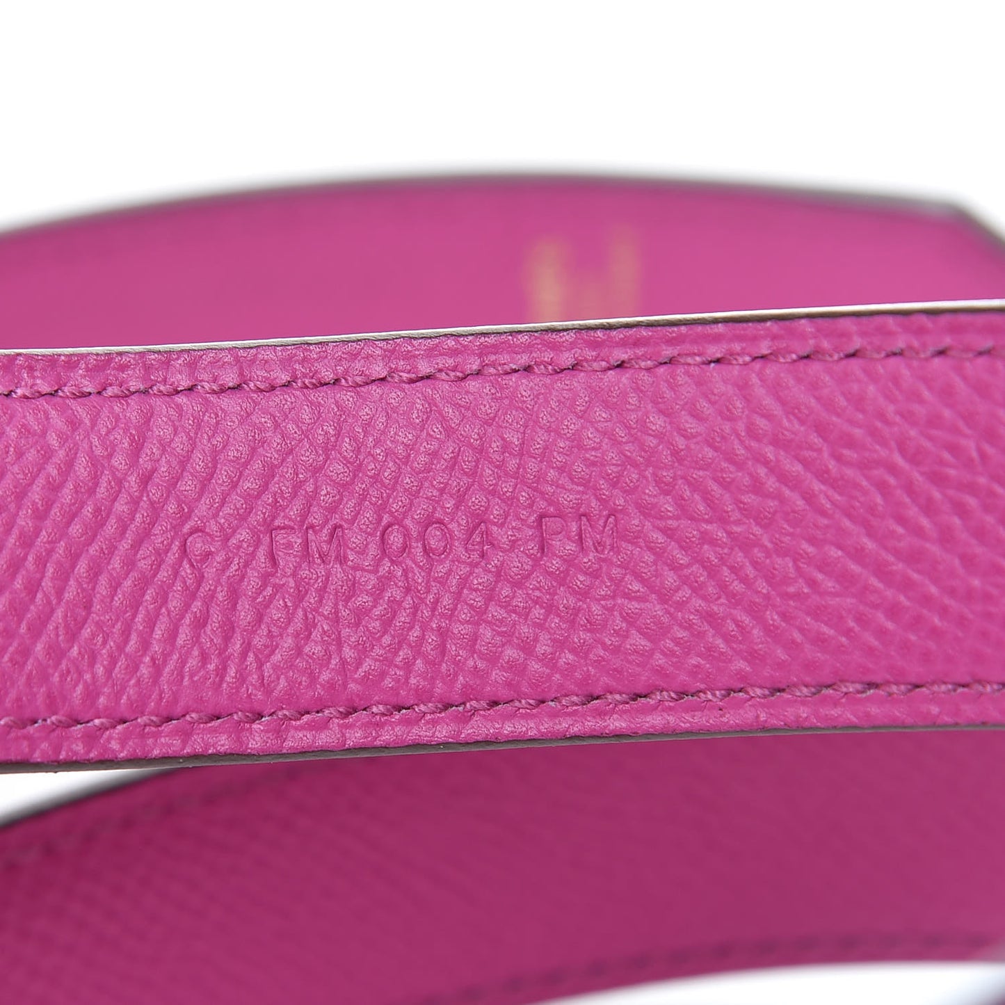 Epsom 25mm Tressage Shoulder Strap Magnolia Bleu Saphir Craie