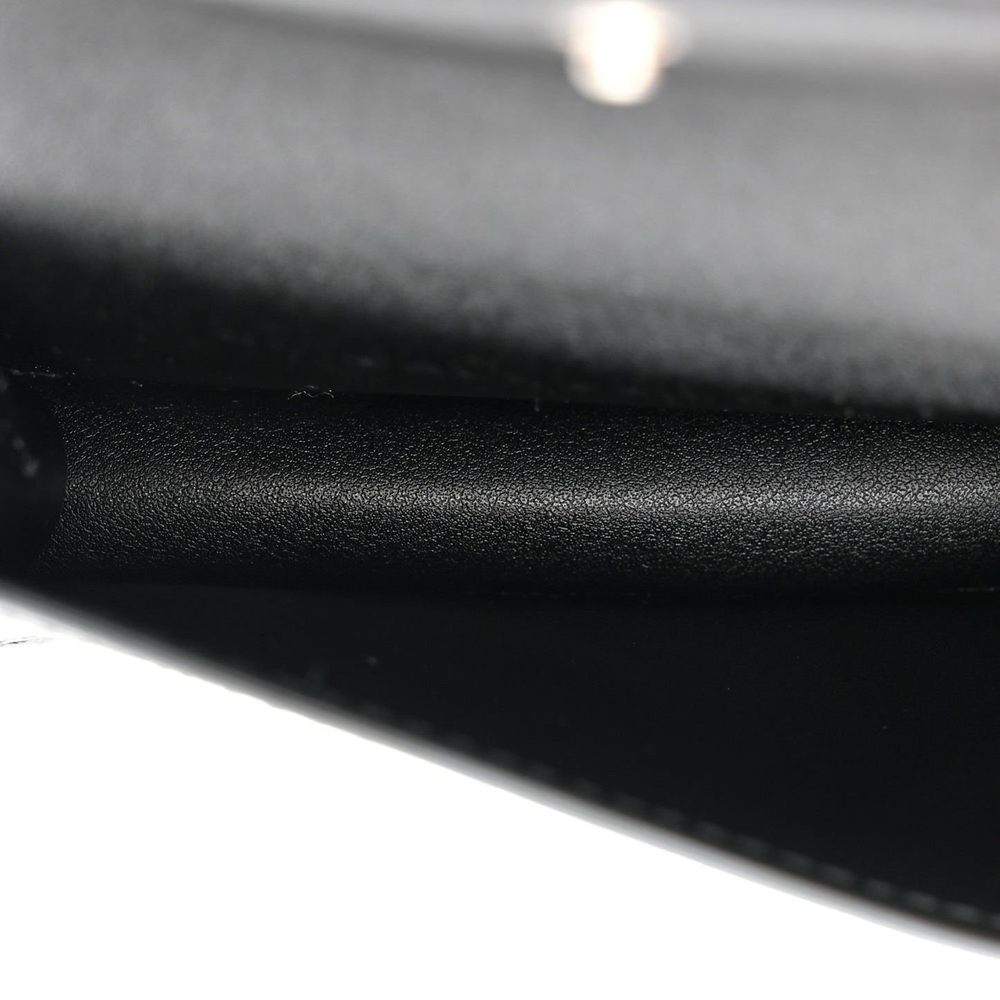Smooth Calfskin Le Porte Azur Envelope Wallet Black