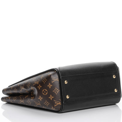 Louis Vuitton Calfskin Monogram Kimono Tote Black 4 of 7