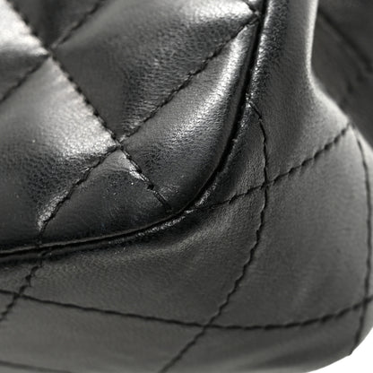 Chanel Lambskin Quilted East West Flap Black 12 of 13
