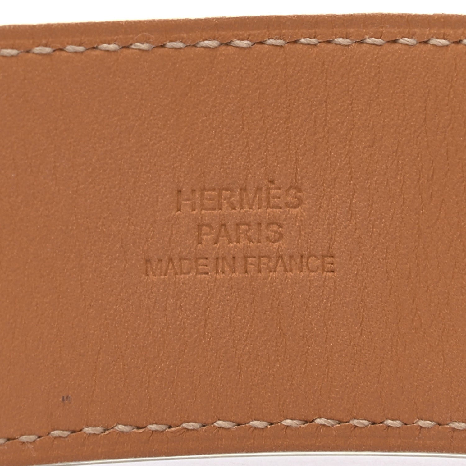 Hermes Epsom Kelly Dog Bracelet White 4 of 10