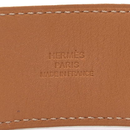 Hermes Epsom Kelly Dog Bracelet White 4 of 10