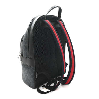 Gucci GG Supreme Monogram Backpack Grey Black 2 of 8