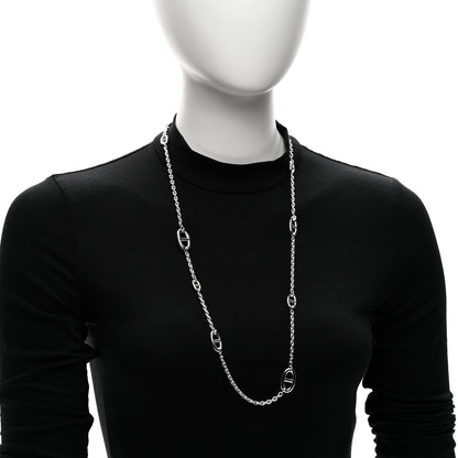 Hermes Sterling Silver Farandole Necklace 80 2 of 5