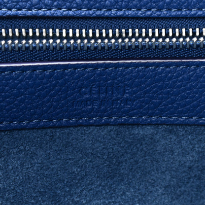 Celine Soft Grained Calfskin Small Belt Cabas Phantom Deep Blue 5 of 9