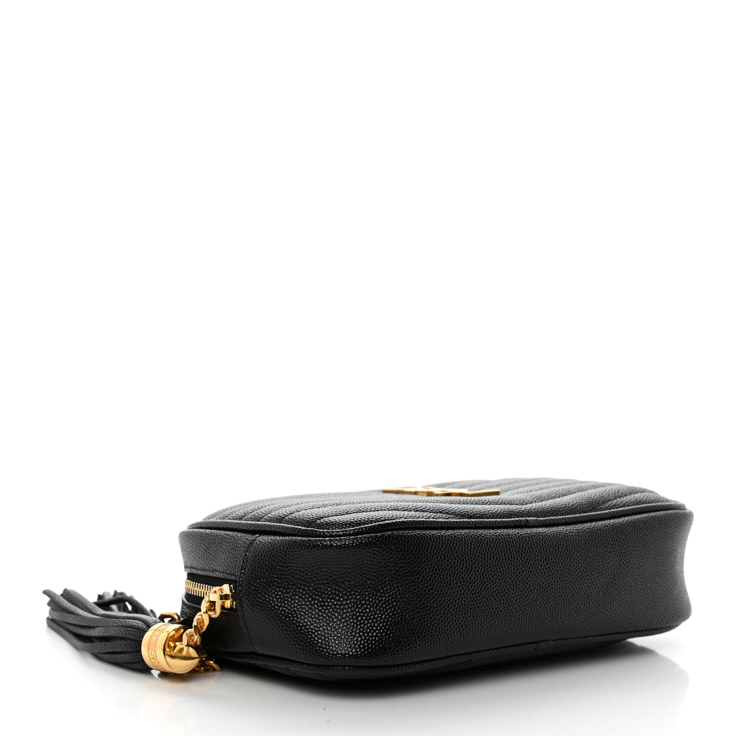 Grain De Poudre Matelasse Monogram Mini Lou Camera Bag Black