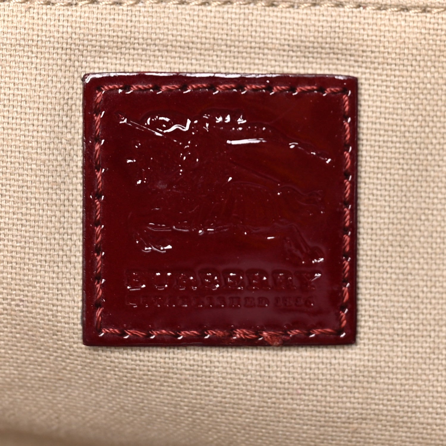 Burberry Nova Check Heart Print Tote Berry 6 of 11