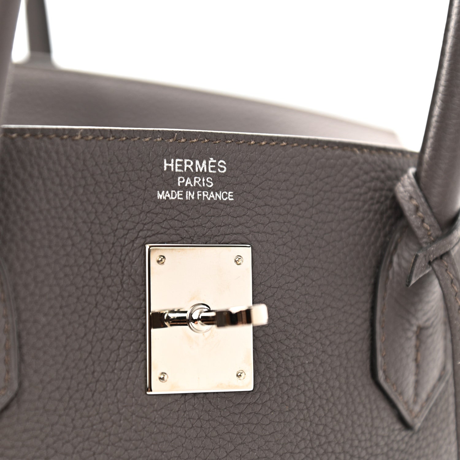 Hermes Togo Birkin 40 Etain 6 of 18