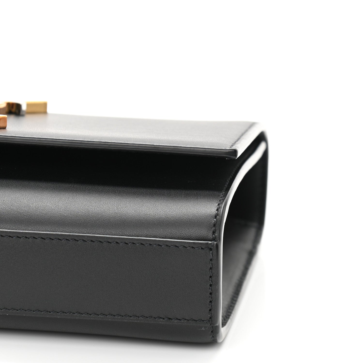 Saint Laurent Calfskin Small Monogram Kate Satchel Black 10 of 11