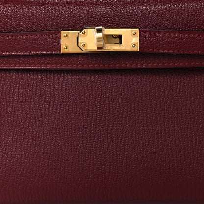 Hermes Chevre Chamkila Mini Kelly Sellier 20 Rouge H 9 of 11