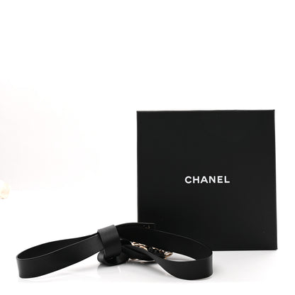 Chanel Lambskin Chain CC Bow Belt L Black 4 of 4
