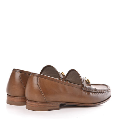Gucci Calfskin Womens 1953 Horsebit Loafers 34 Brown 4 of 9