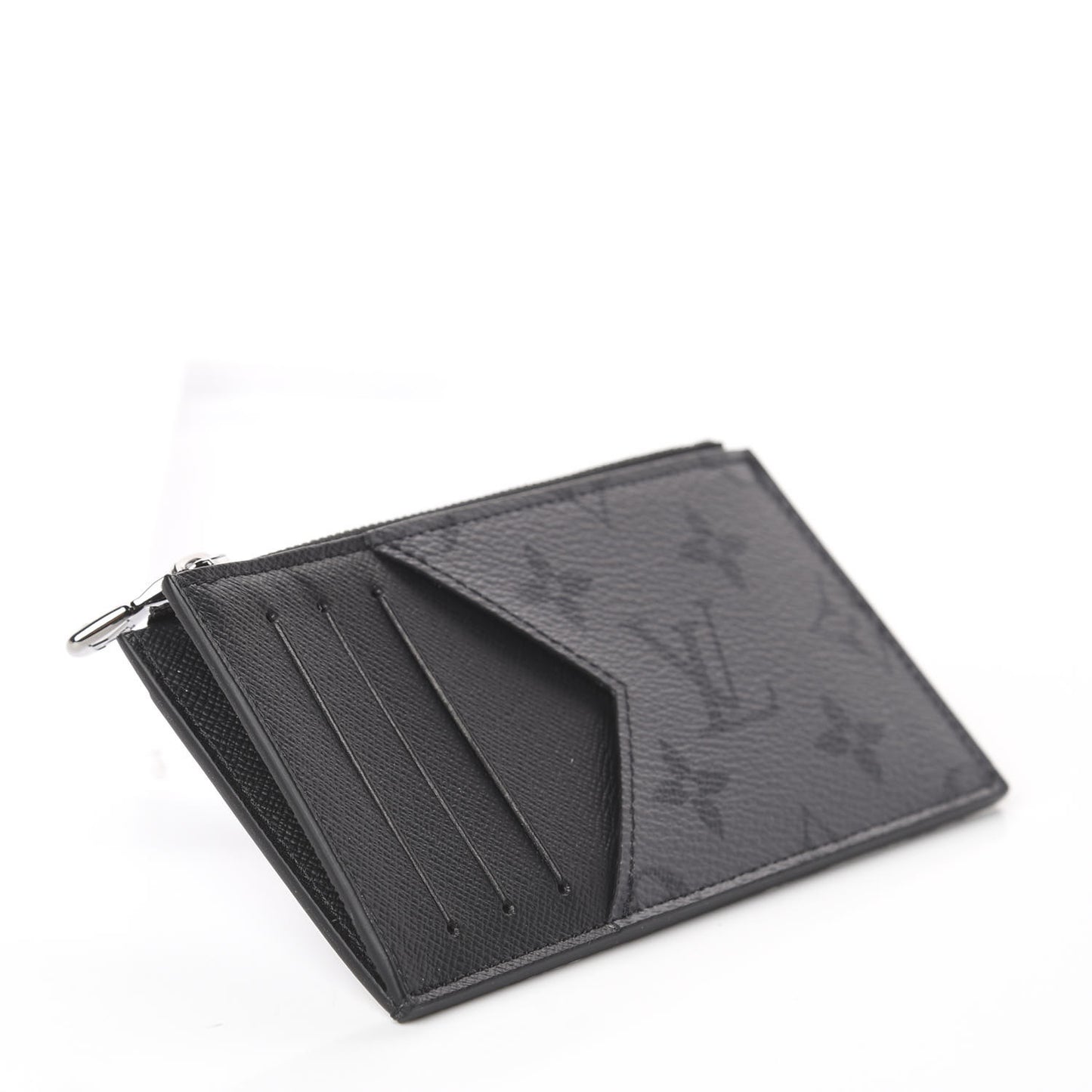 Reverse Monogram Eclipse Taiga Coin Card Holder