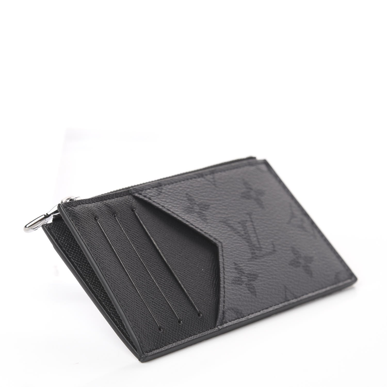 Louis Vuitton Reverse Monogram Eclipse Taiga Coin Card Holder 3 of 5