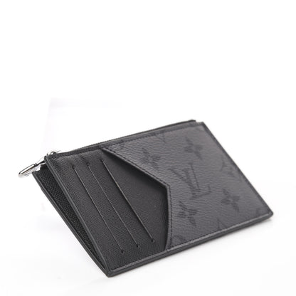 Louis Vuitton Reverse Monogram Eclipse Taiga Coin Card Holder 3 of 5