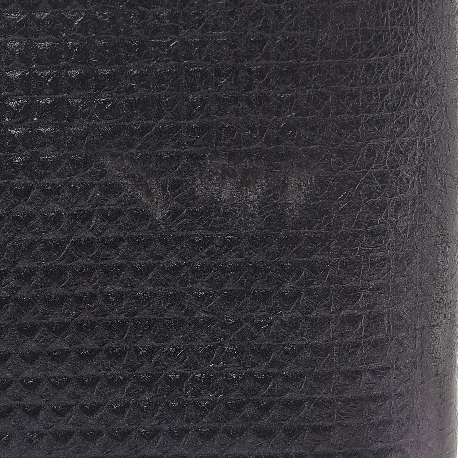 Chanel Metallic Lambskin Embossed Envelope Clutch Black 6 of 11