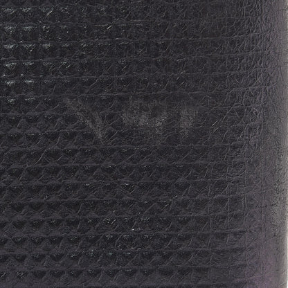 Chanel Metallic Lambskin Embossed Envelope Clutch Black 6 of 11