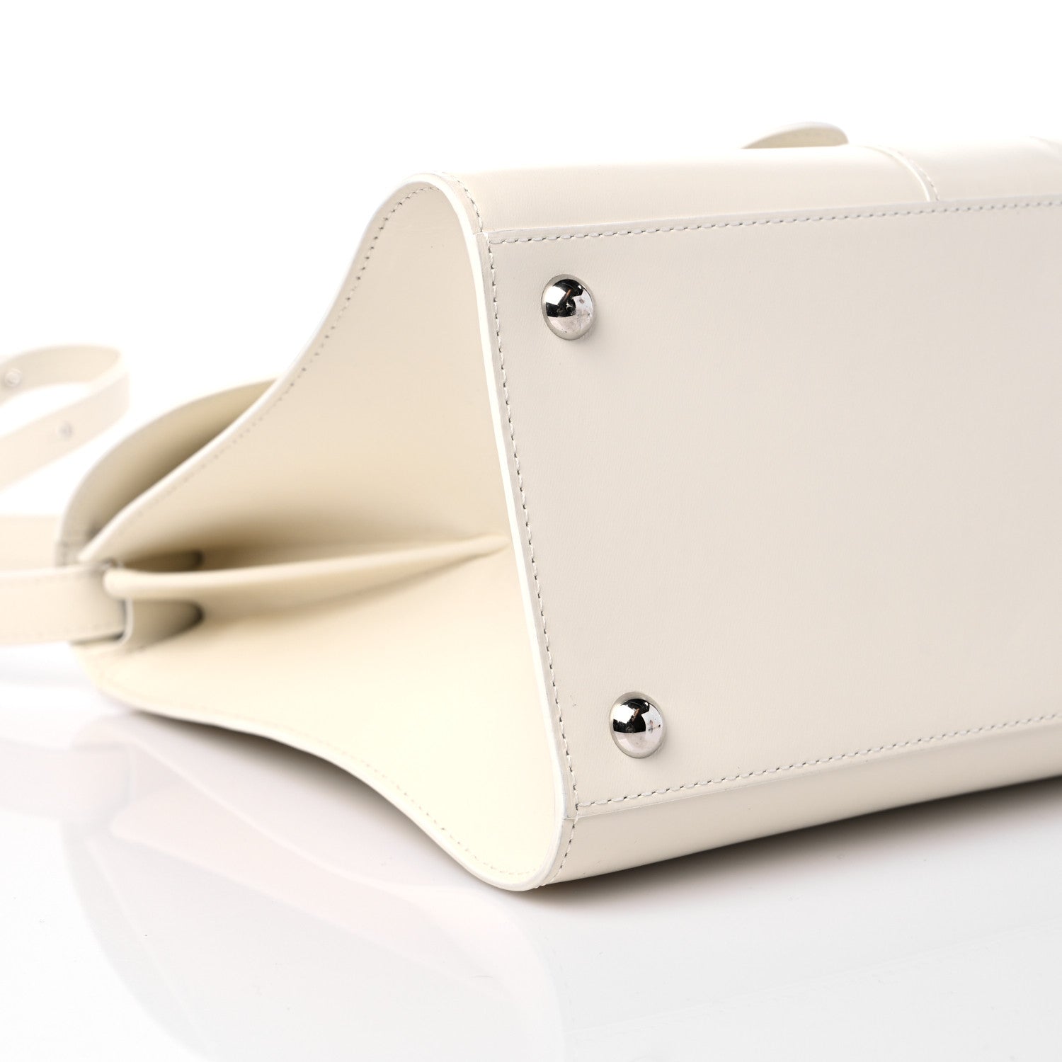 Delvaux Box Calfskin MM Brillant Satchel Ivory 9 of 12