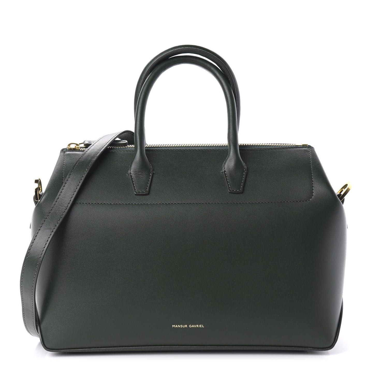 Calfskin Mini Travel Crossbody Bag Moss