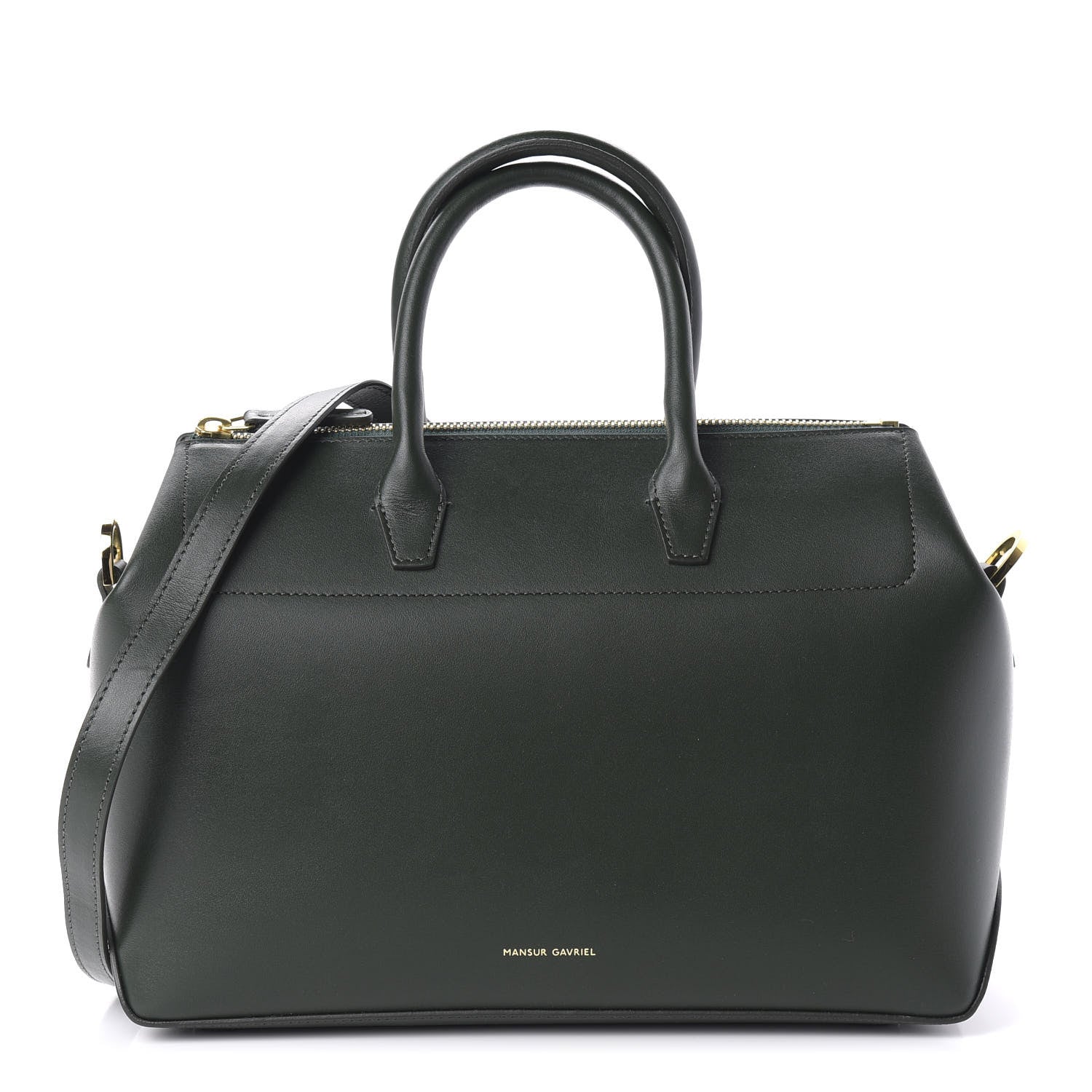 Mansur Gavriel Calfskin Mini Travel Crossbody Bag Moss 1 of 10