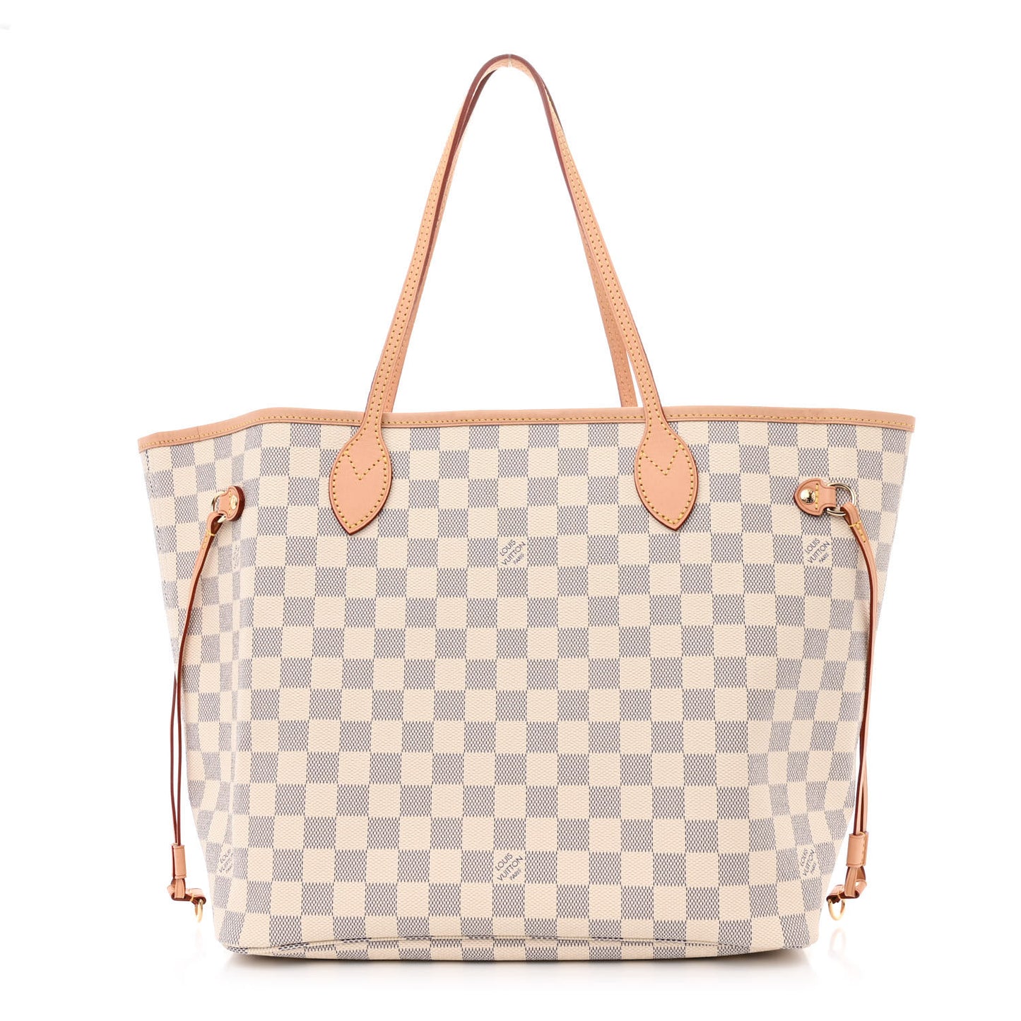 Damier Azur Neo Neverfull MM Rose Ballerine