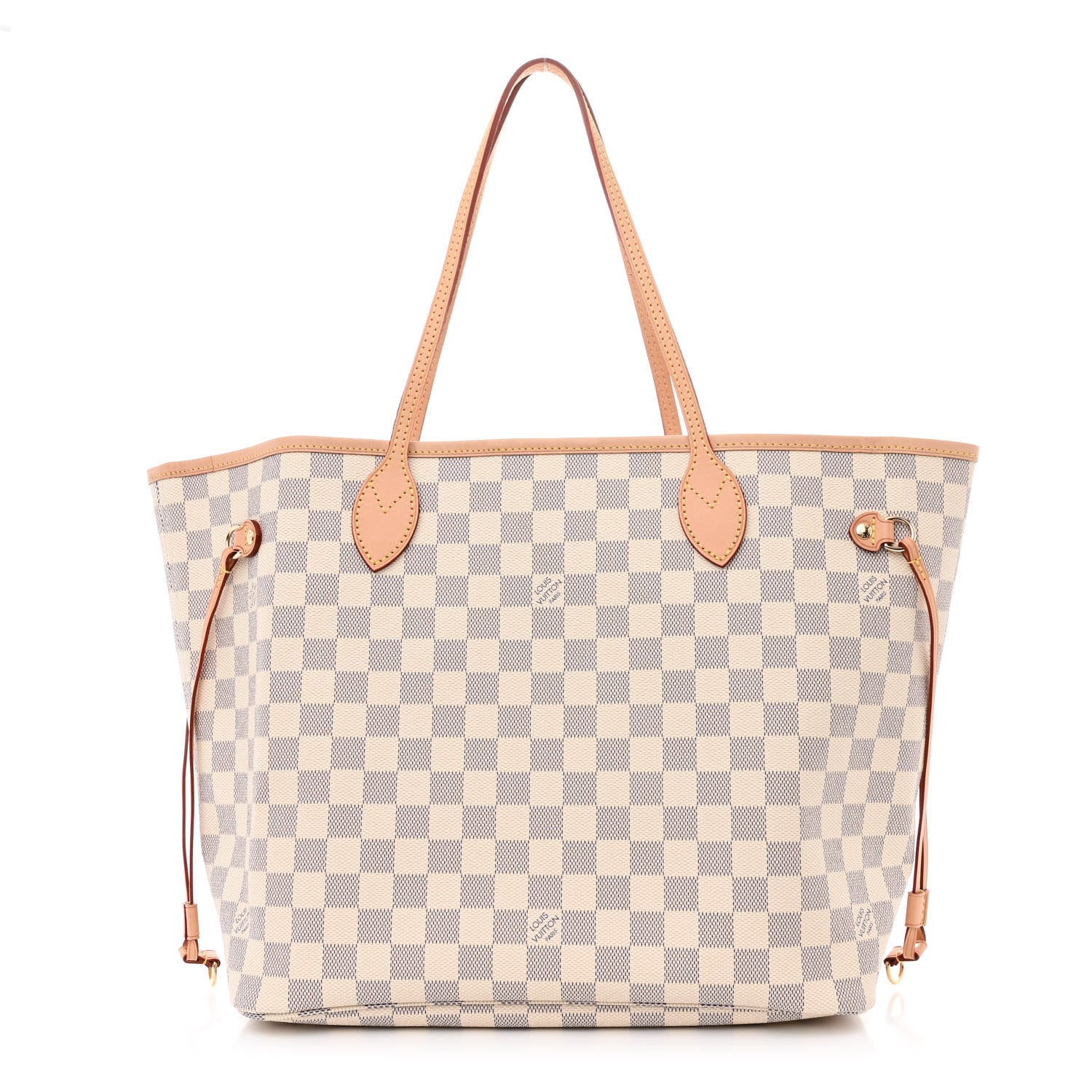 Louis Vuitton Damier Azur Neo Neverfull MM Rose Ballerine 1 of 12
