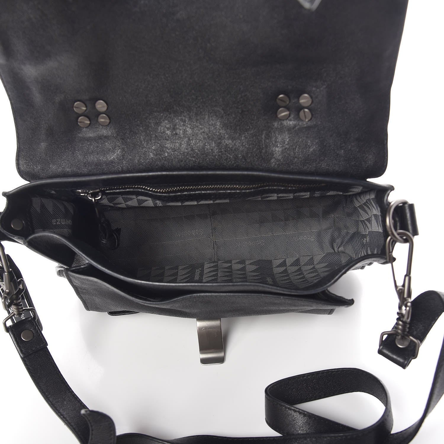 Proenza Schouler Lambskin Tiny PS1 Satchel Black 5 of 10