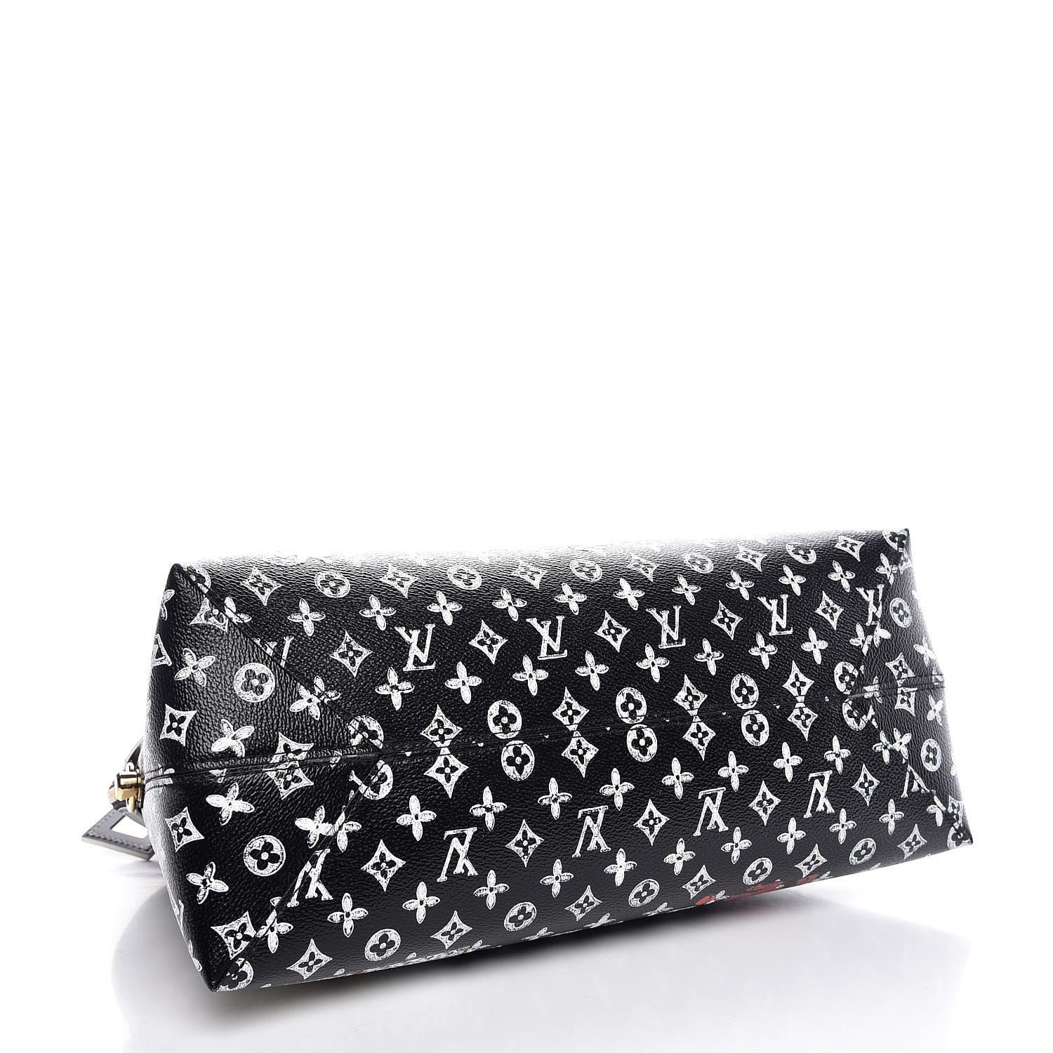 Louis Vuitton Calfskin Catogram Alma Souple MM Black 5 of 8