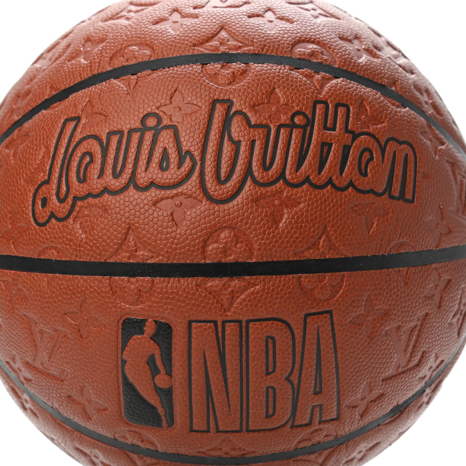 Louis Vuitton X NBA Monogram Basketball Brick Orange 4 of 4