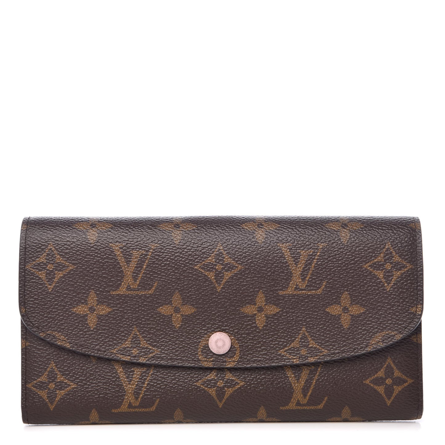 Monogram Emilie Wallet Rose Ballerine