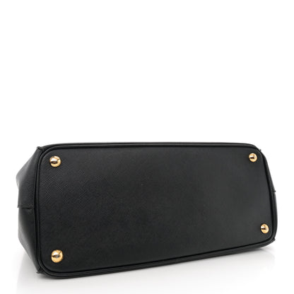 Prada Saffiano Lux Medium Galleria Double Zip Tote Black 4 of 13