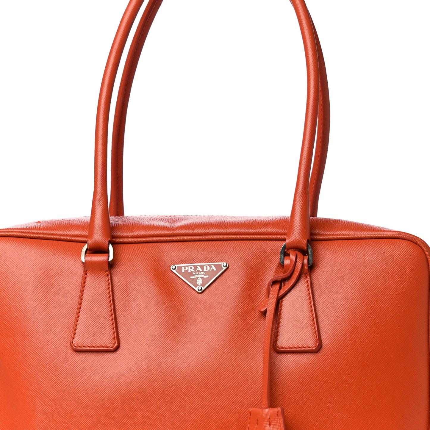 Saffiano Lux Bowler Fuoco