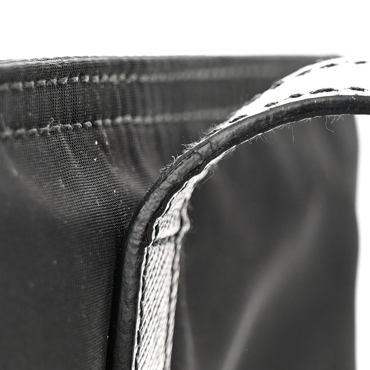 Tessuto Nylon Saffiano Tote Black