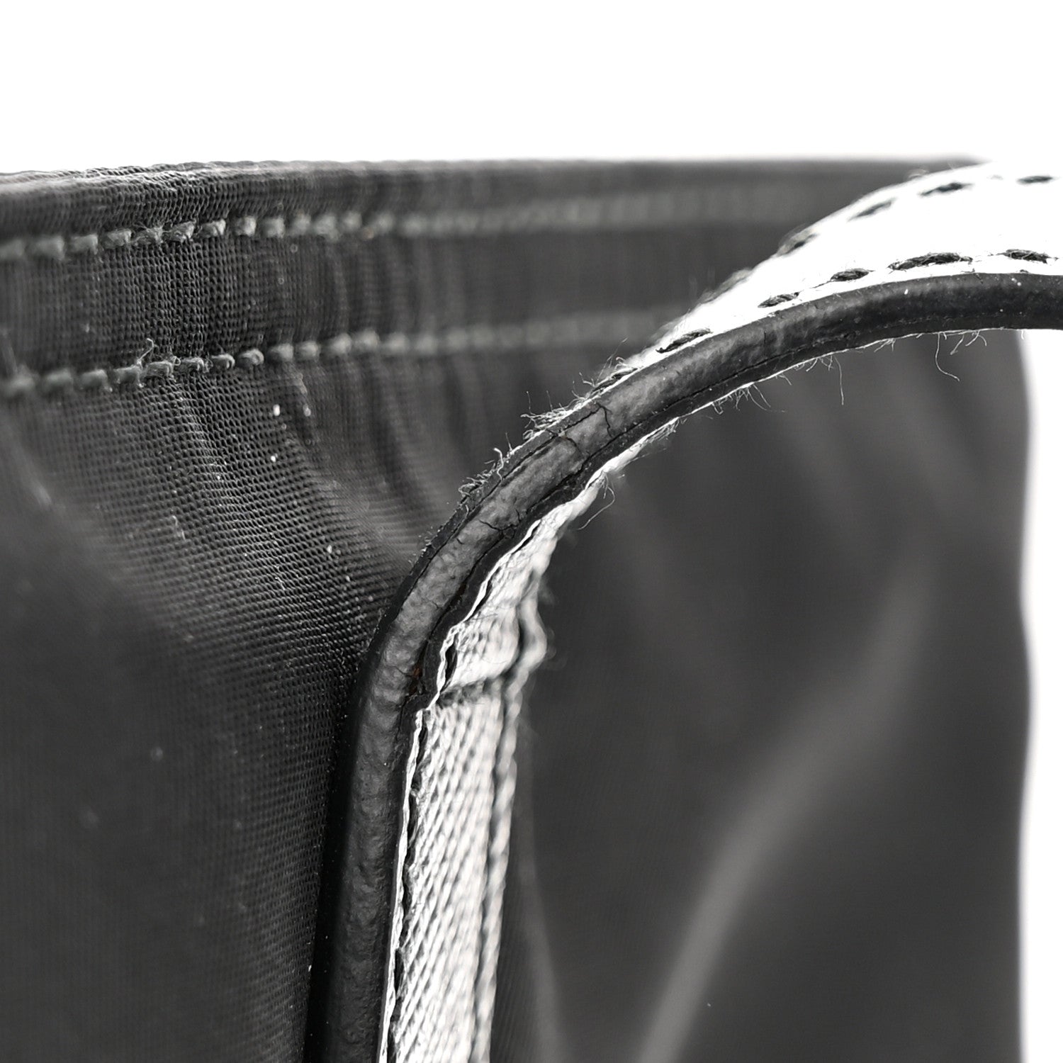 Prada Tessuto Nylon Saffiano Tote Black 12 of 15