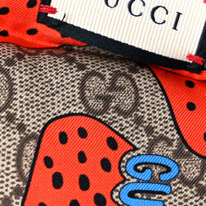 Gucci Silk Monogram Strawberry Print Headband M 5 of 5