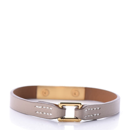 Hermes Tadelakt Micro Kelly Bracelet M Argile 2 of 6